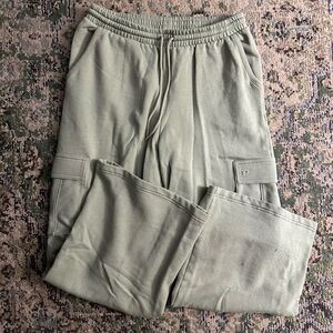 PINK Cargo Green Sweatpants